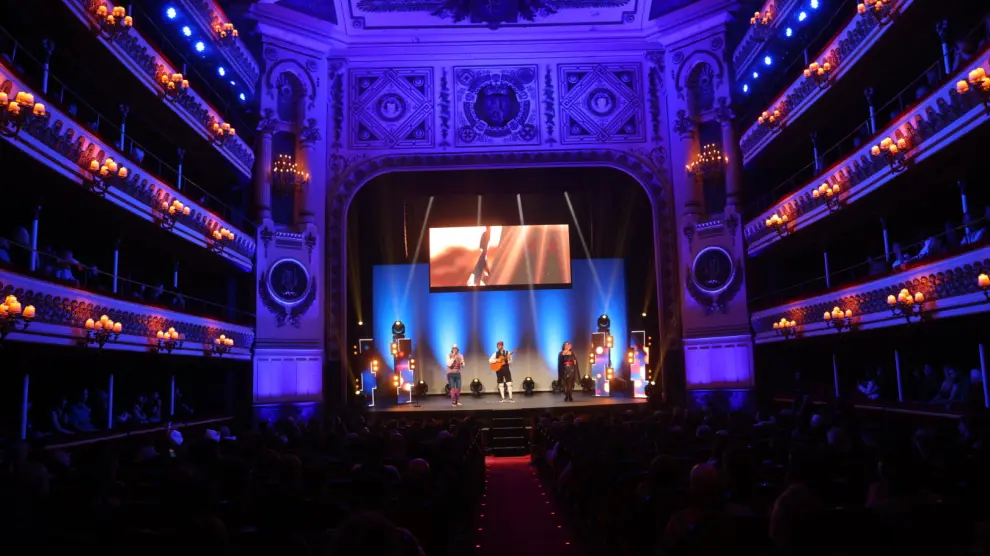 Gala de entrega de la XXV edición de los Premios de la Música Aragonesa, en el Teatro Principal de Zaragoza