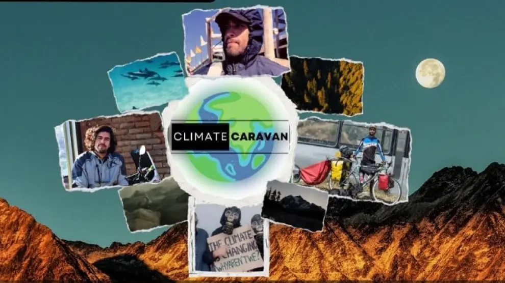 Cartel presenciación del proyecto 'Climate Caravan'