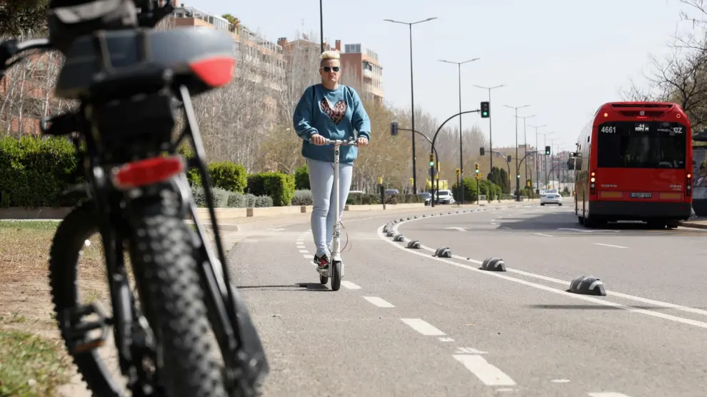 Puesta en servicio el nuevo carril bici de Pablo Ruiz Picasso