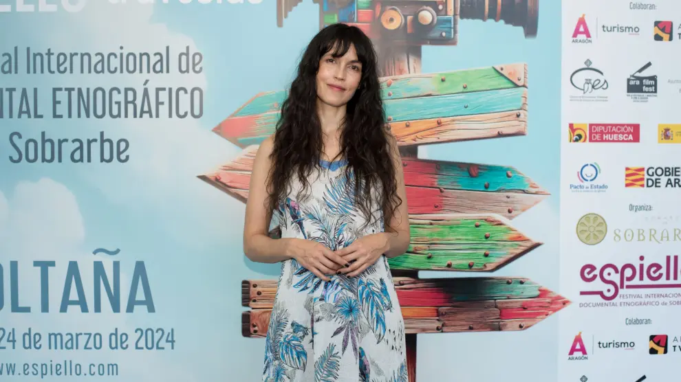 La actriz Nerea Barros ha recibido la Siñal Entadeba en Espiello.