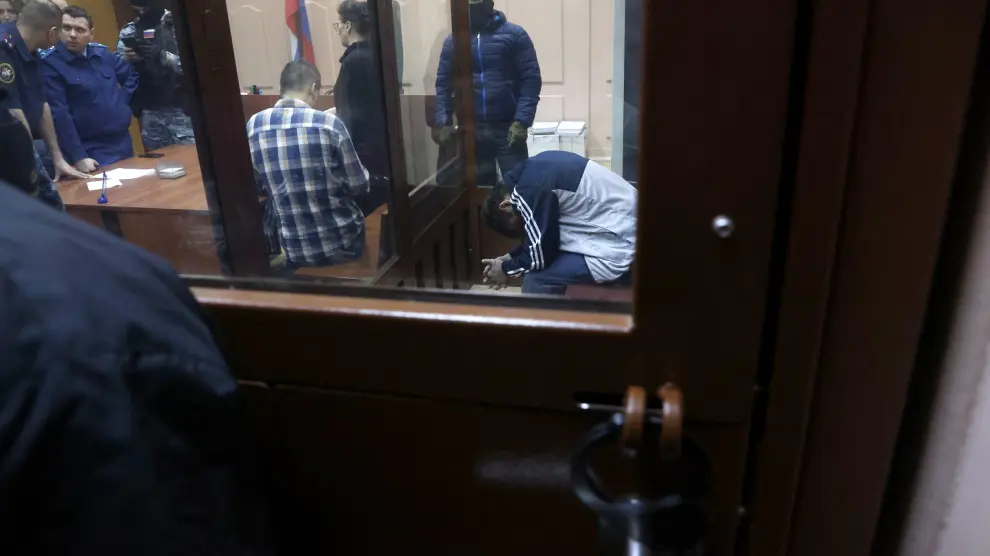 Dos detenidos por el atentado de Moscú, ante el juez RUSSIA TERRORIST ATTACK