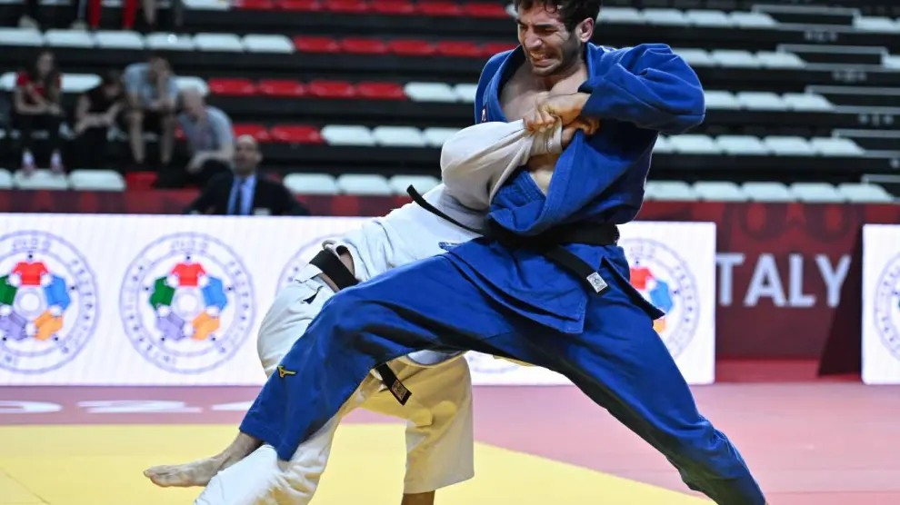 El aragonés Sergio Ibáñez se colgó la medalla de plata en el Grand Prix de Judo de Antalya (Turquía)