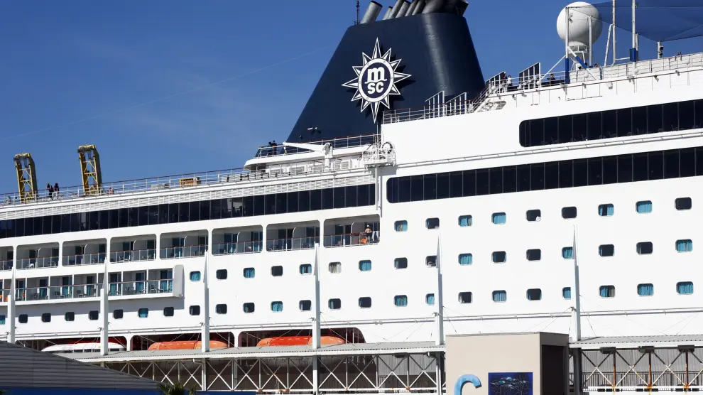 El barco, atracado en el puerto de Barcelona ESPAÑA CRUCERO BOLIVIA
