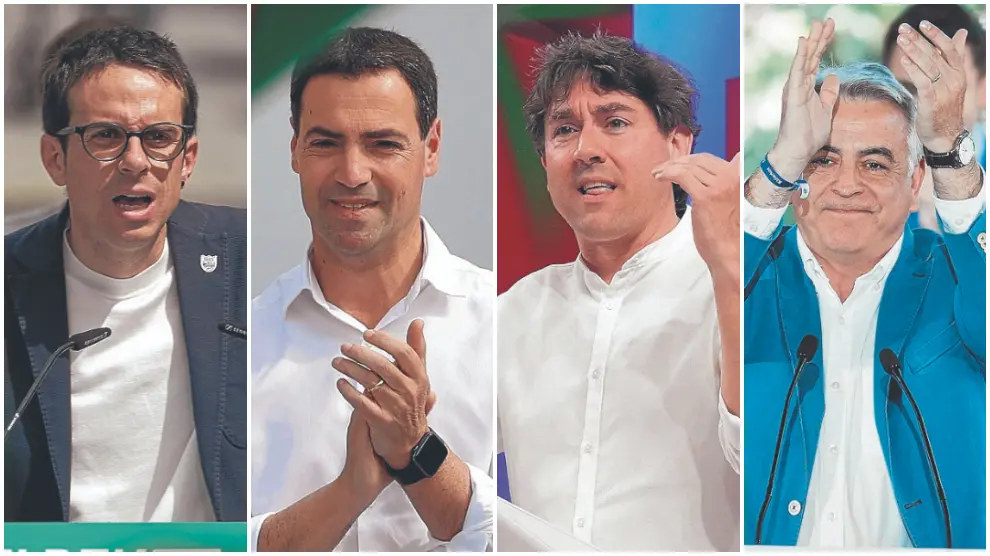 Los candidatos a las elecciones del País Vasco.