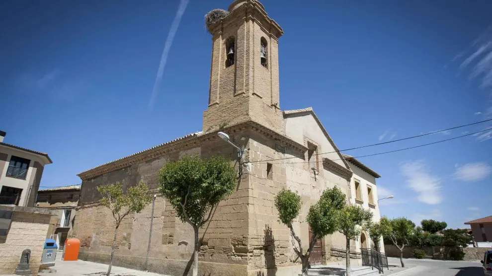 Calles de Chimillas, en Huesca