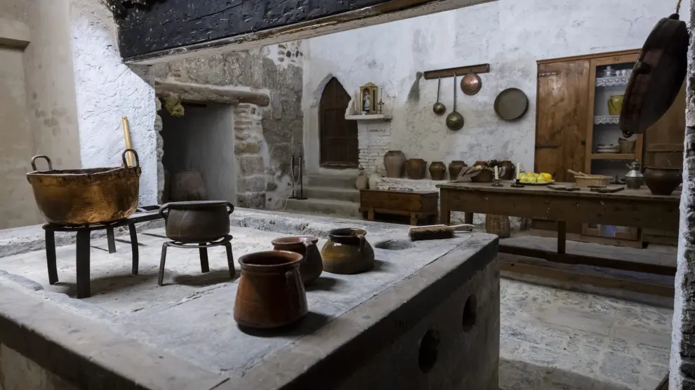 La cocina protagoniza una de las visitas guiadas que ofrece el monasterio.