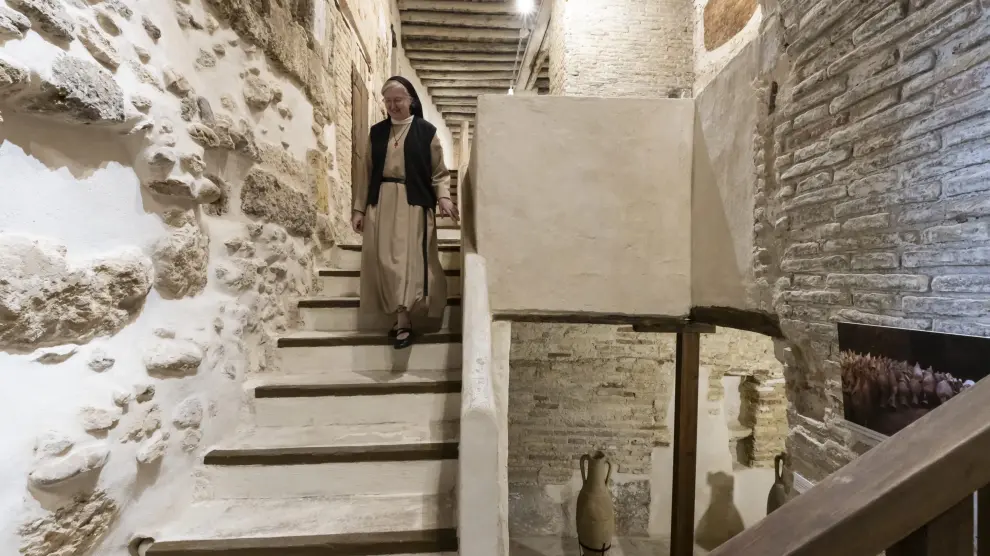 La zona de Los Pasetes, el interior de la muralla, se incluye en una de las visitas guiadas por el monasterio.