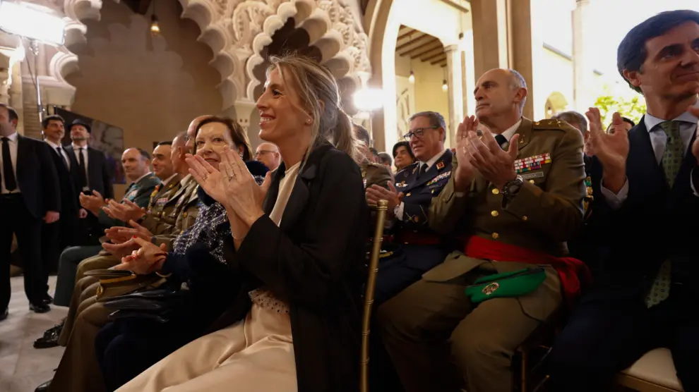 Celebración del acto institucional por el Día de Aragón en el Palacio de la Aljafería.