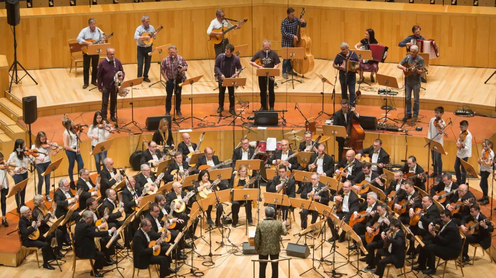 La Orquesta Laudística Harmonía, en una imagen de archivo.