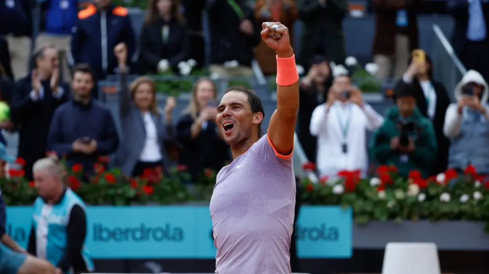 Rafa Nadal Sigue Vivo En Madrid Tras Superar Un Duro Encuentro Con El 