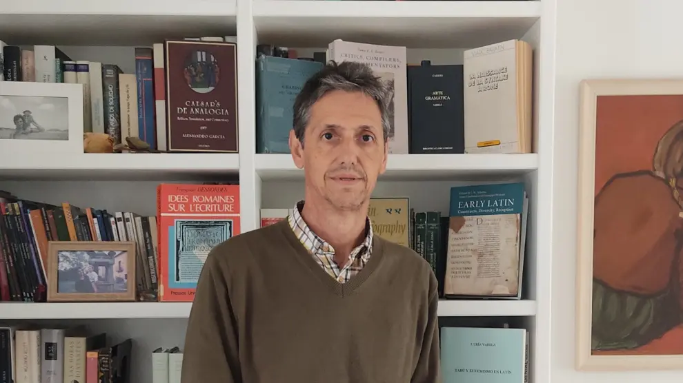 Javier Uría, especialista en Historia de la lingüística antigua de la Universidad de Zaragoza.