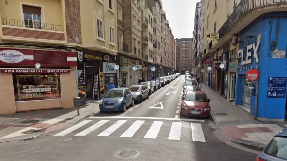 Los hechos ocurrieron en la calle María Lostal