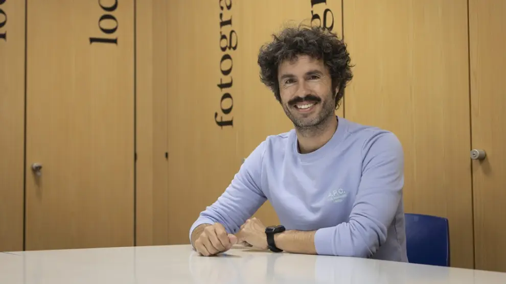 Luis García-Rey, escritor y periodista, durante su visita a HERALDO de este martes 7 de mayo.