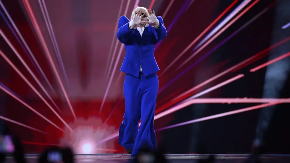 Joost Klein, representante de los Paises Bajos, en la segunda semifinal de Eurovisión 2024 SWEDEN MUSIC