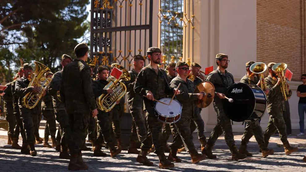Jornada de puertas abiertas en la Academia General Militar (AGM) de Zaragoza.