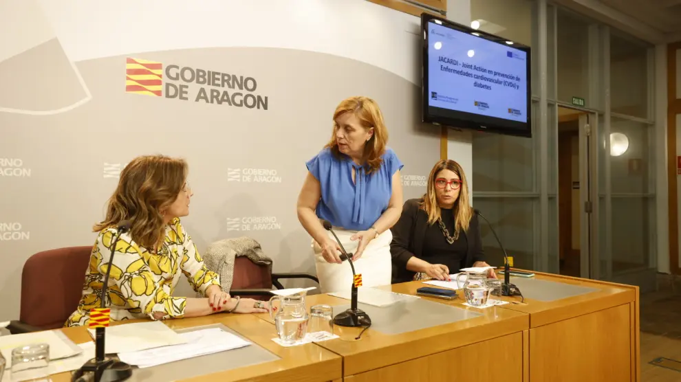 Ana Moracho, Nuria Gayán y Zoraida Soriano, en la presentación del proyecto Jacardi.