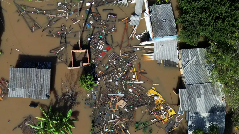 Inundaciones en la ciudad brasileña de Porto Alegre