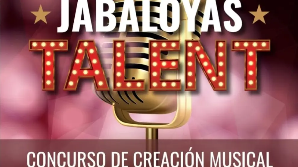Cartel anunciador del primer concurso Jabaloyas Talent.