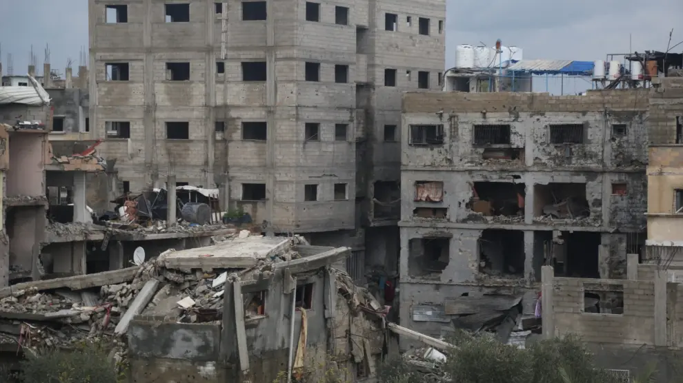 Edificios destruidos por la ofensiva del Ejército de Israel contra Yabalia, en el norte de la Franja de Gaza (archivo).. (Foto de ARCHIVO)..15/01/2024 [[[EP]]]