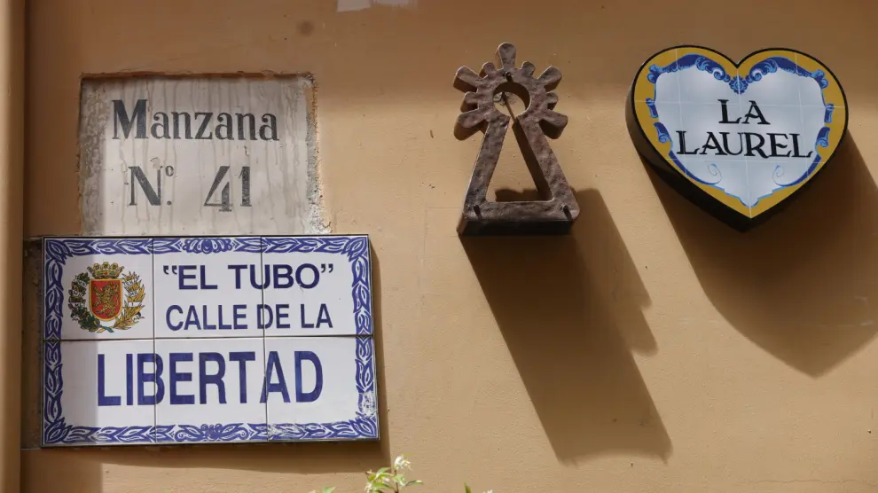 El Tubo y la calle Laurel de Logroño se hermanan en las Cuatro Esquinas de Zaragoza.