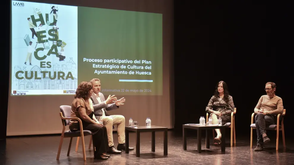 La presentación del proceso participativo tuvo lugar en el Centro Cultural Manuel Benito Moliner de Huesca.