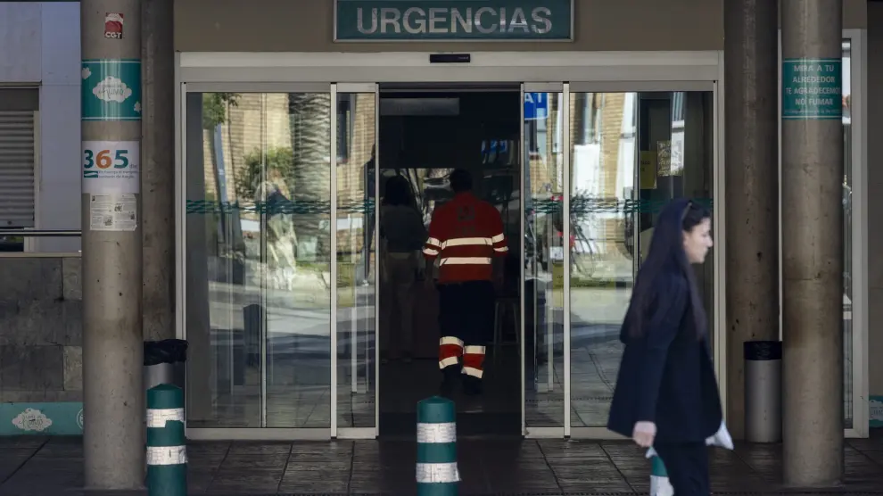 Entrada de Urgencias del Hospital Miguel Servet de Zaragoza