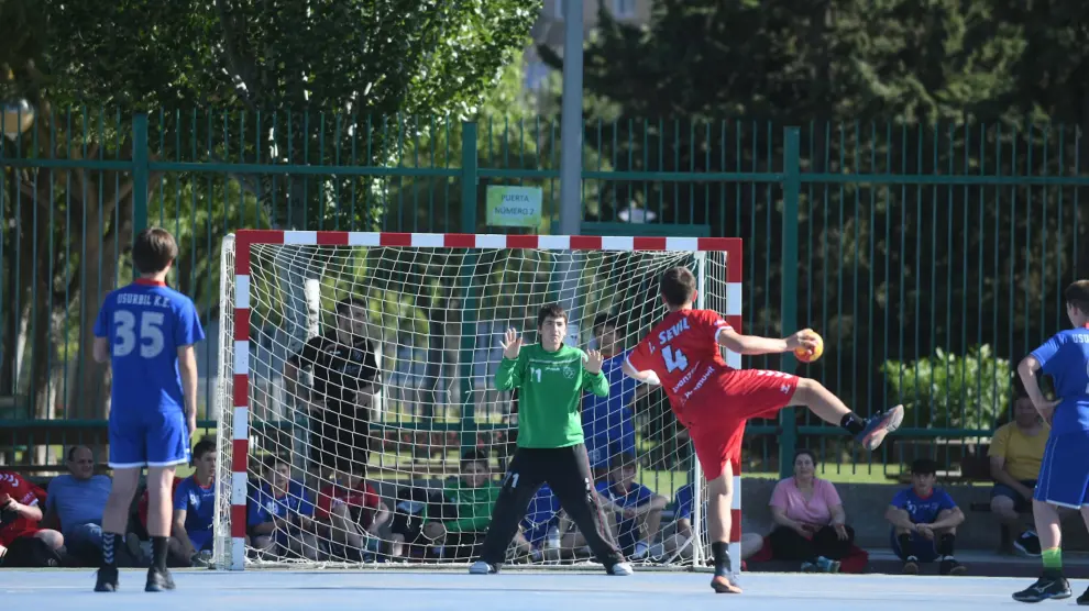 Imagen de un partido en las 24 horas de Maristas.