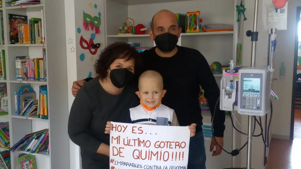 Ruben Molina, último día de tratamiento de quimio