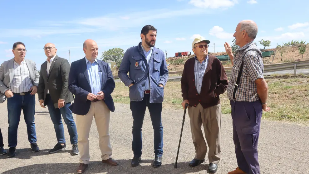 Santiago Morón y Alejandro Nolasco, en Cariñena.