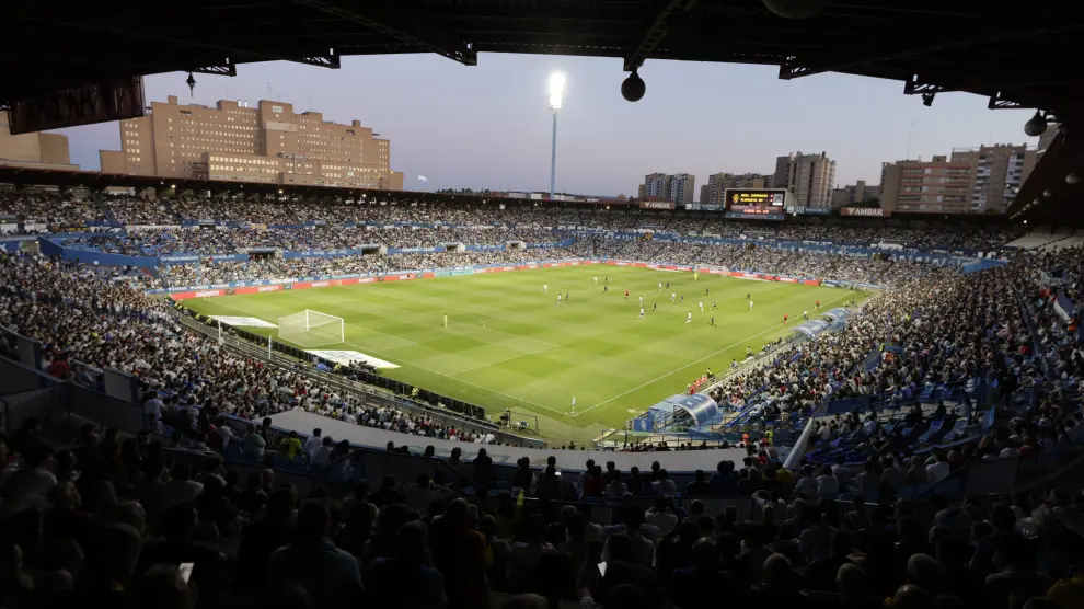 La Romareda se despide de su Fondo Sur en el último partido (Real Zaragoza-Albacete) de esta temporada.