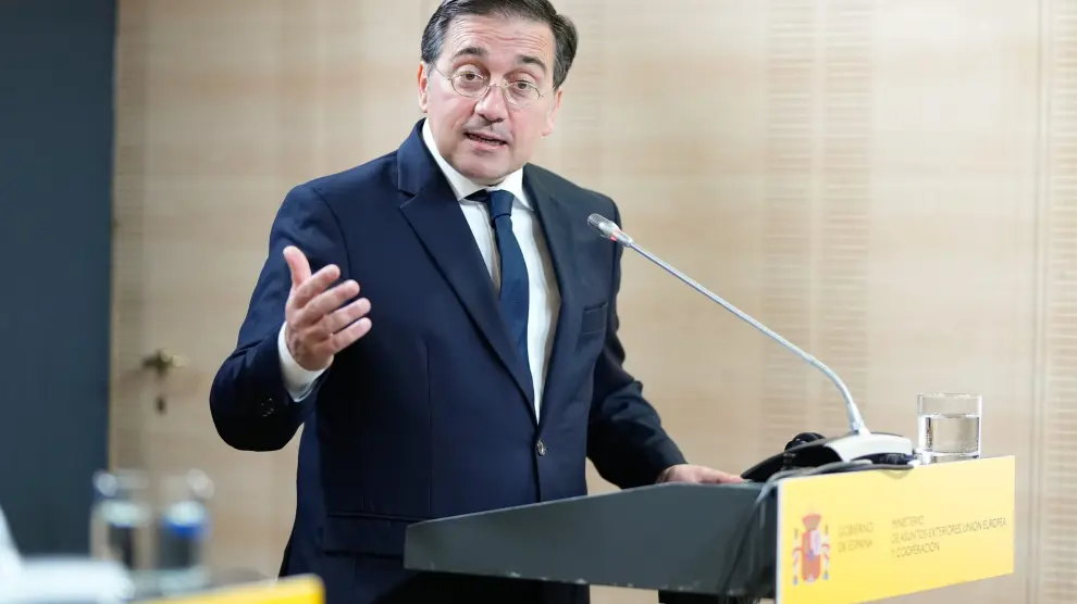 El ministro español de Asuntos Exteriores, Unión Europea y Cooperación, José Manuel Albares