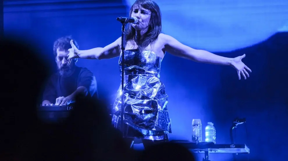 Eva Amaral, durante un concierto en el SUM Festival de Las Palmas, a finales de 2023.