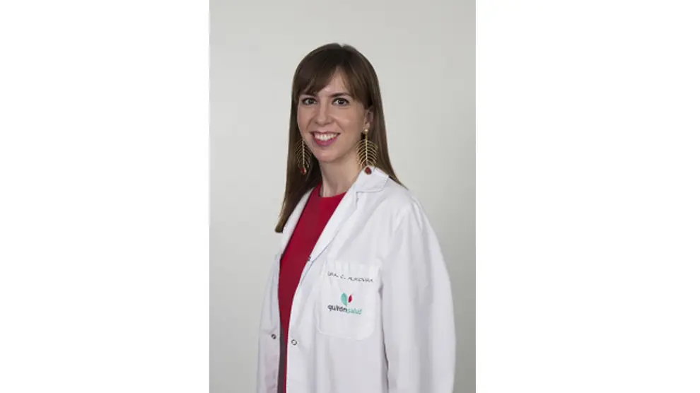 La doctora Cristina Almenara, Quirónsalud Zaragoza.