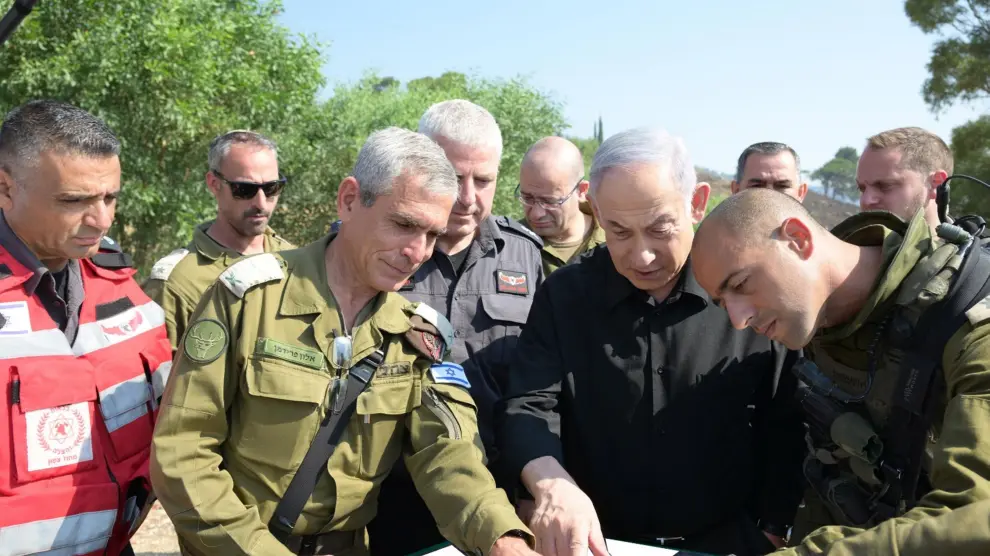 Netanyahu ha anunciado que se están preparando para una acción muy fuerte en el norte ISRAEL LÍBANO