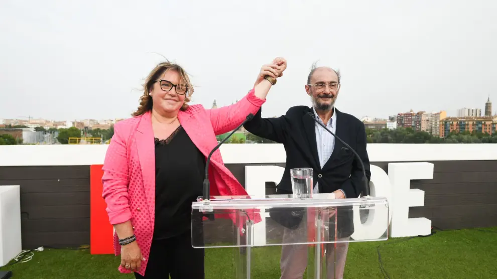 Cierre de campaña del PSOE para las elecciones europeas en Zaragoza