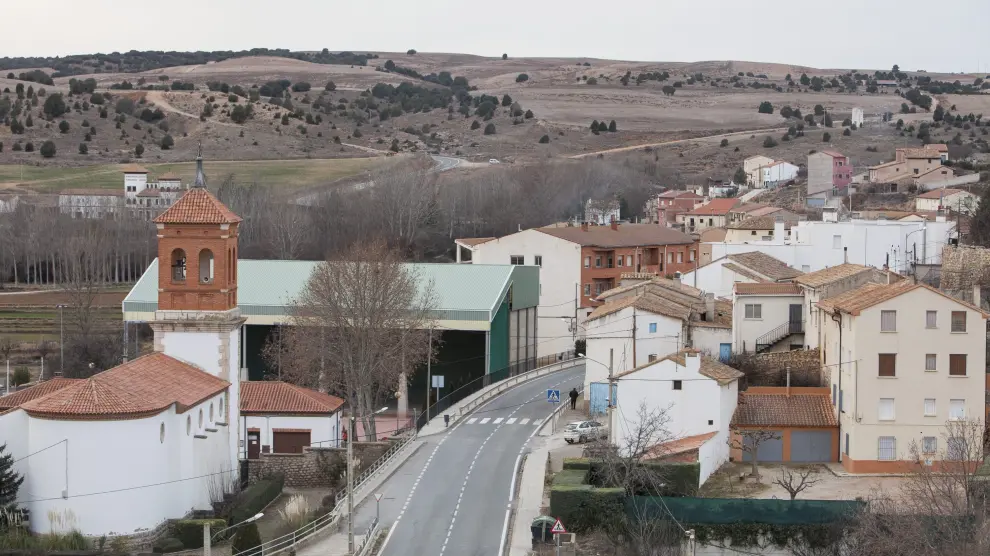 Vista del barrio de San Blas, en Teruel. Autor: ESCRICHE, JAVIER Fecha: 19/01/2016 Propietario: Colaboradores Aragón Id: 2016-121543 [[[HA ARCHIVO]]]