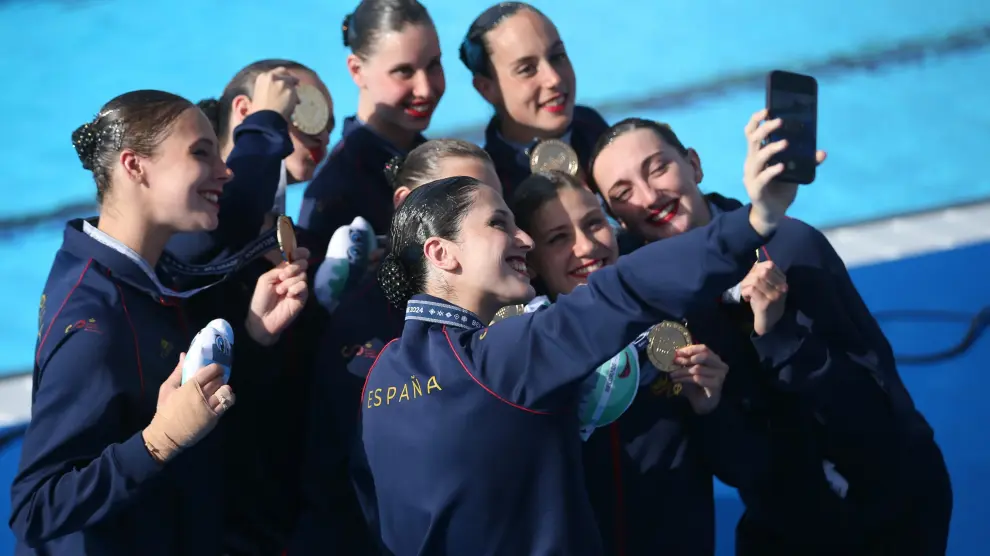 España, oro en rutina técnica por equipos en el Europeo de natación artística que se celebra en Belgrado