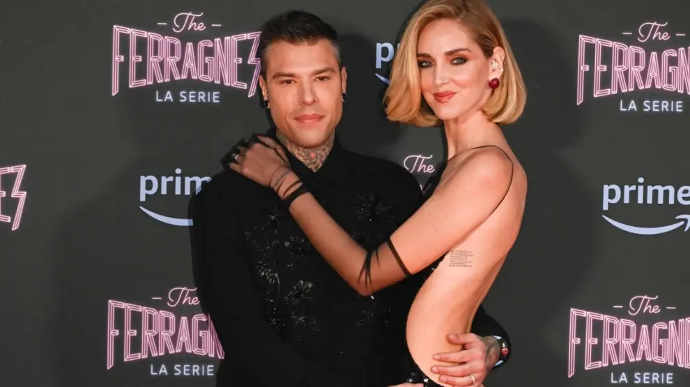 Fedez y Ferragni, juntos en una presentación hace un año