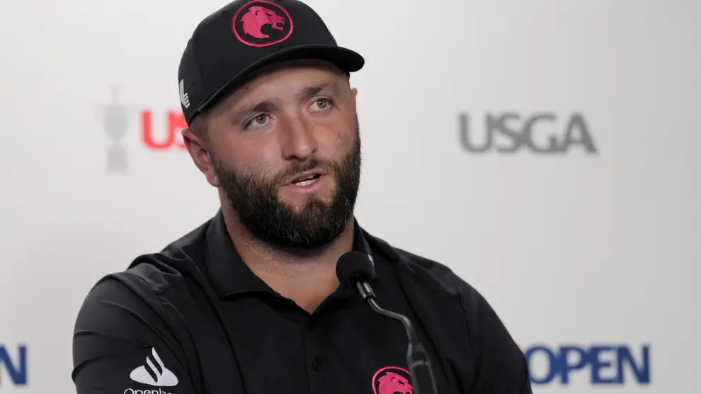 Rueda de prensa del golfista Jon Rahm en la previa del US Open