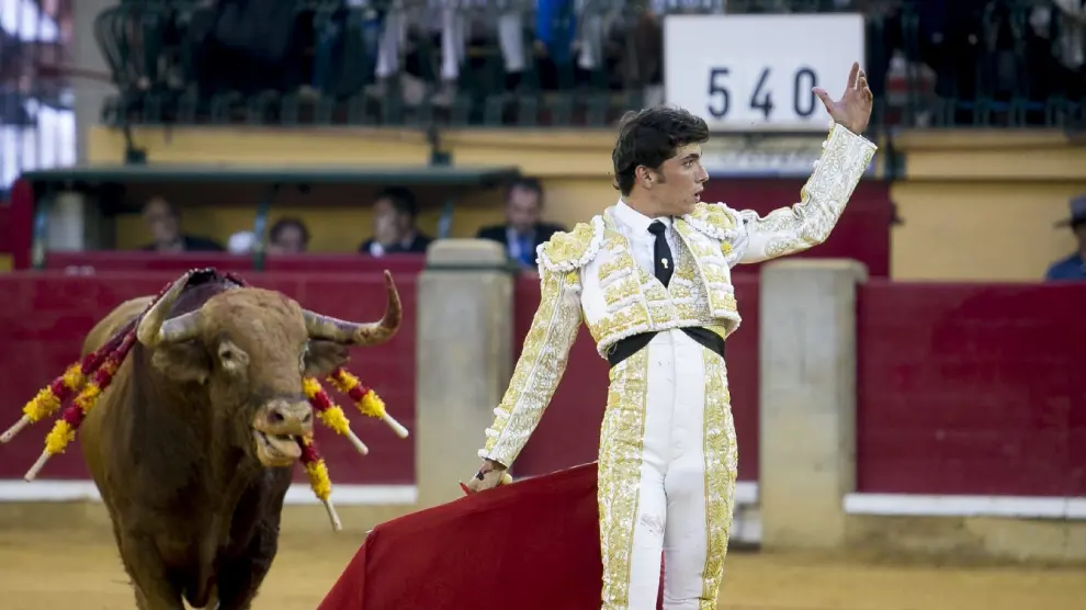 El torero zaragozano Jorge Isiegas.