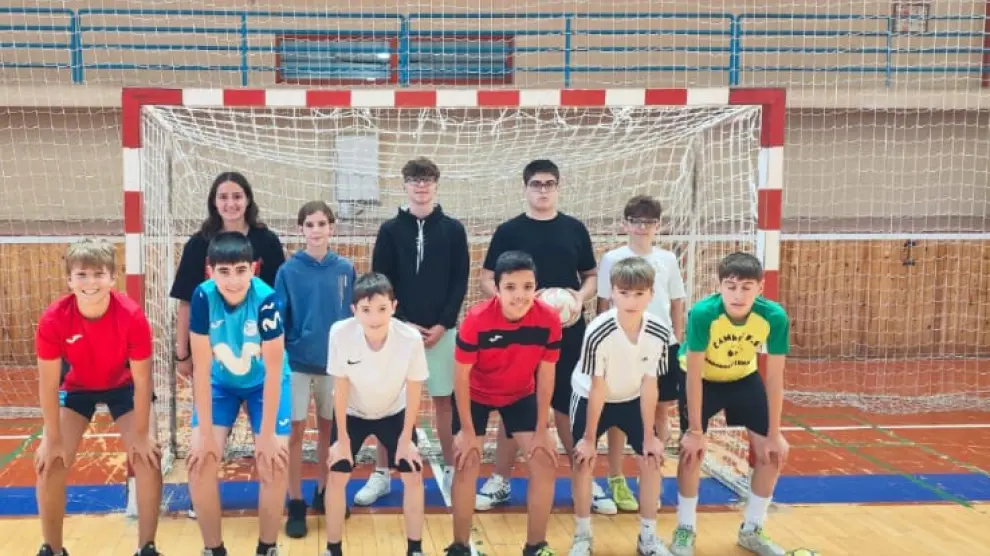 Los participantes del programa de tecnificación de fútbol sala de Andorra.