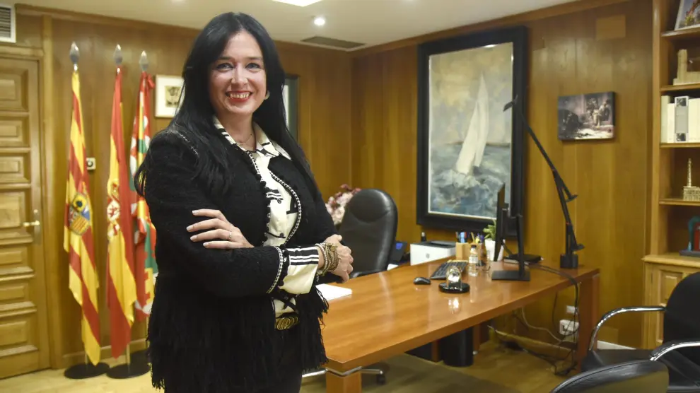La alcaldesa de Huesca, Lorena Orduna