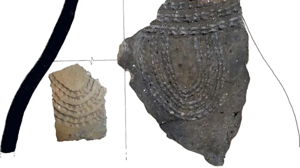 Restos de cerámica de la Espluga de Puyascada (La Fueva) analizados en el estudio
