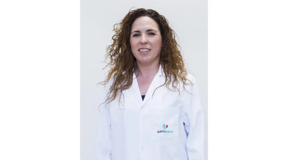 Doctora Elena Bescós, ginecóloga en la Unidad de la Mujer de Quirónsalud Zaragoza.