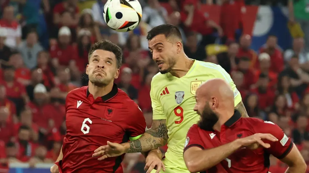 Eurocopa 2024: partido Albania-España, del grupo B, en el Dusseldorf Arena GERMANY SOCCER