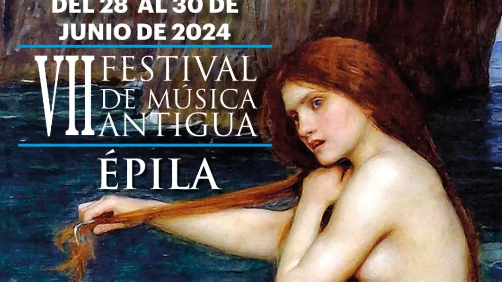 Cartel del Festival de Música Antigua de Épila