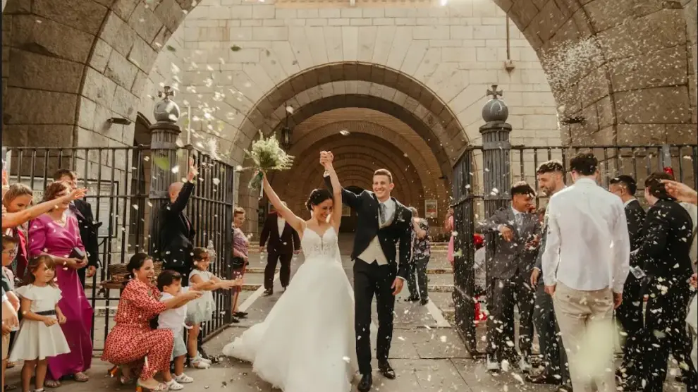 Sonia Marco y Carlos Nieto, recién casados.