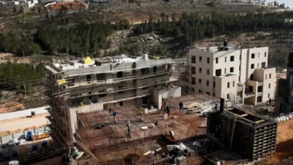 Asentamiento israelí en territorio palestino.