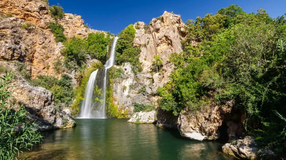 Esta impresionante cascada es una de las más bonitas de la Comunidad Valenciana