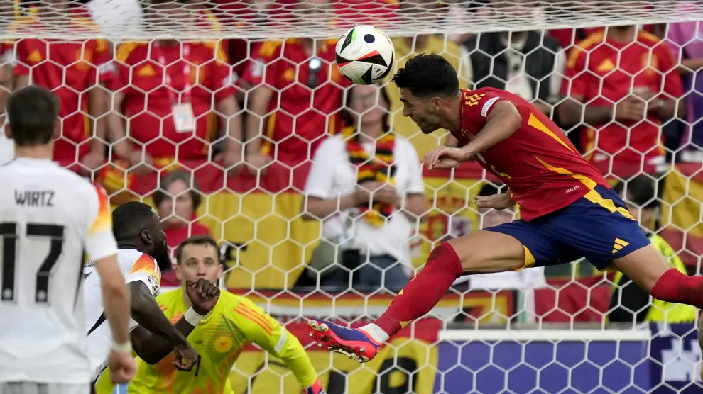 Mikel Merino marca el gol del triunfo en el España-Alemania